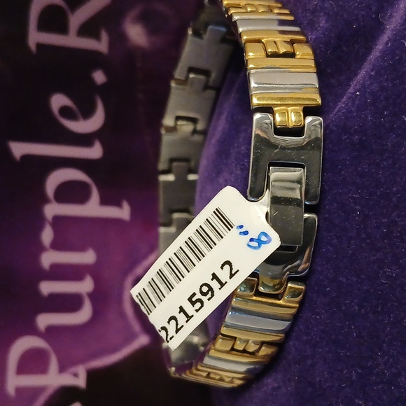 2215912-1.  Unisex YG Bond Stainless Bracelet - Picture 2 of 4